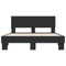 vidaXL Bed Frame without Mattress Black 135x190 cm Double