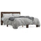 vidaXL Bed Frame without Mattress Brown Oak 135x190 cm Double