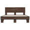 vidaXL Bed Frame without Mattress Brown Oak 135x190 cm Double