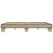 vidaXL Bed Frame without Mattress Sonoma Oak 200x200 cm