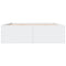 vidaXL Bed Frame without Mattress White 160x200 cm