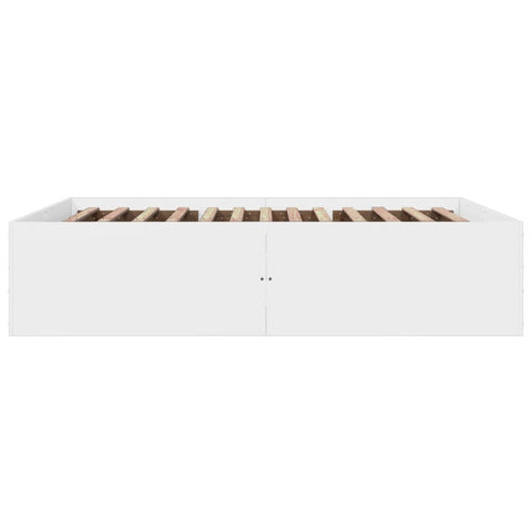 vidaXL Bed Frame without Mattress White 160x200 cm
