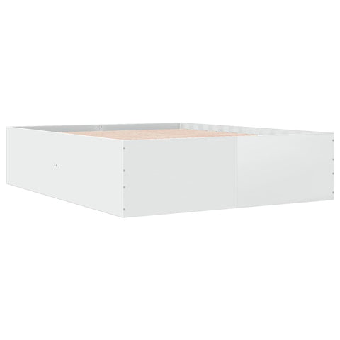 vidaXL Bed Frame without Mattress White 160x200 cm