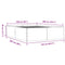 vidaXL Bed Frame without Mattress White 160x200 cm
