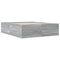 vidaXL Bed Frame without Mattress Grey Sonoma 160x200 cm