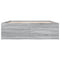 vidaXL Bed Frame without Mattress Grey Sonoma 160x200 cm