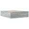 vidaXL Bed Frame without Mattress Grey Sonoma 160x200 cm