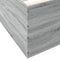 vidaXL Bed Frame without Mattress Grey Sonoma 160x200 cm