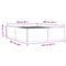 vidaXL Bed Frame without Mattress Grey Sonoma 160x200 cm