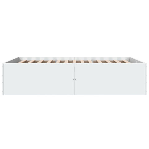 vidaXL Bed Frame without Mattress White 135x190 cm Double
