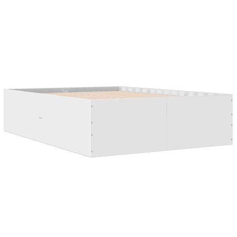 vidaXL Bed Frame without Mattress White 135x190 cm Double