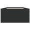 vidaXL Bed Frame without Mattress Black 100x200 cm