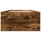 vidaXL Bed Frame without Mattress Smoked Oak 100x200 cm