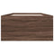 vidaXL Bed Frame without Mattress Brown Oak 100x200 cm