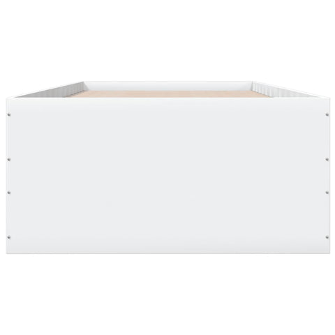 vidaXL Bed Frame without Mattress White 90x190 cm Single