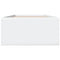 vidaXL Bed Frame without Mattress White 90x190 cm Single