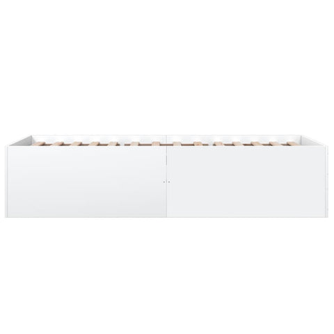 vidaXL Bed Frame without Mattress White 90x190 cm Single