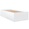 vidaXL Bed Frame without Mattress White 90x190 cm Single