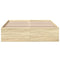 vidaXL Bed Frame without Mattress Sonoma Oak 120x190 cm Small Double