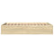vidaXL Bed Frame without Mattress Sonoma Oak 120x190 cm Small Double