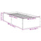 vidaXL Bed Frame without Mattress Brown Oak 100x200 cm