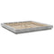 vidaXL Bed Frame with LED Lights without Mattress Concrete Grey 200x200cm
