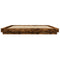vidaXL Bed Frame with LED Lights without Mattress Smoked Oak 200x200cm