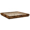 vidaXL Bed Frame with LED Lights without Mattress Smoked Oak 200x200cm