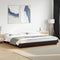vidaXL Bed Frame with LED Lights without Mattress Black 180x200cm