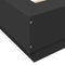 vidaXL Bed Frame with LED Lights without Mattress Black 160x200cm