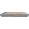 vidaXL Bed Frame with LED Lights without Mattress Grey Sonoma 160x200cm