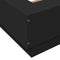vidaXL Bed Frame with LED Lights without Mattress Black 100x200cm