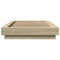 vidaXL Bed Frame with LED Lights without Mattress Sonoma Oak 100x200cm