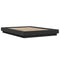 vidaXL Bed Frame with LED Lights without Mattress Black 135x190cm