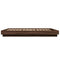 vidaXL Bed Frame with LED Lights without Mattress Brown Oak 120x190cm