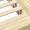 vidaXL Bed Frame without Mattress Sonoma Oak 200x200 cm