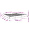 vidaXL Bed Frame without Mattress Sonoma Oak 200x200 cm