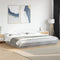 vidaXL Bed Frame without Mattress Concrete Grey 200x200 cm