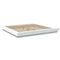 vidaXL Bed Frame without Mattress White 180x200 cm Super King