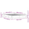 vidaXL Bed Frame without Mattress Sonoma Oak 140x200 cm
