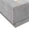 vidaXL Bed Frame without Mattress Concrete Grey 120x200 cm