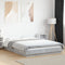 vidaXL Bed Frame without Mattress Concrete Grey 120x200 cm