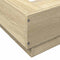 vidaXL Bed Frame without Mattress Sonoma Oak 100x200 cm
