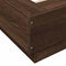 vidaXL Bed Frame without Mattress Brown Oak 100x200 cm