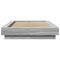 vidaXL Bed Frame without Mattress Grey Sonoma 90x200 cm