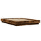 vidaXL Bed Frame without Mattress Smoked Oak 120x190 cm Small Double