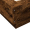 vidaXL Bed Frame without Mattress Smoked Oak 120x190 cm Small Double