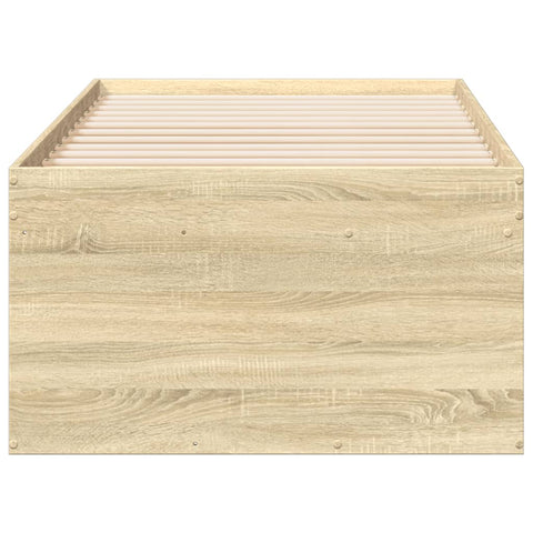 vidaXL Daybed with Drawers without Mattress Sonoma Oak 100x200 cm