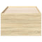 vidaXL Daybed with Drawers without Mattress Sonoma Oak 100x200 cm