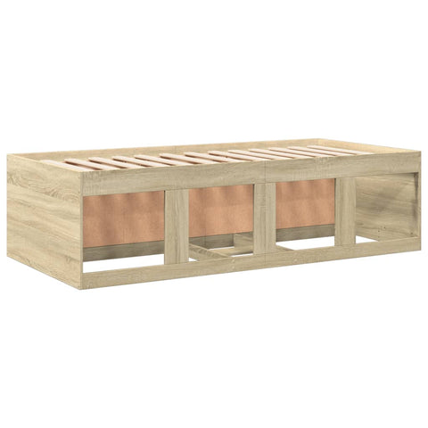 vidaXL Daybed with Drawers without Mattress Sonoma Oak 100x200 cm